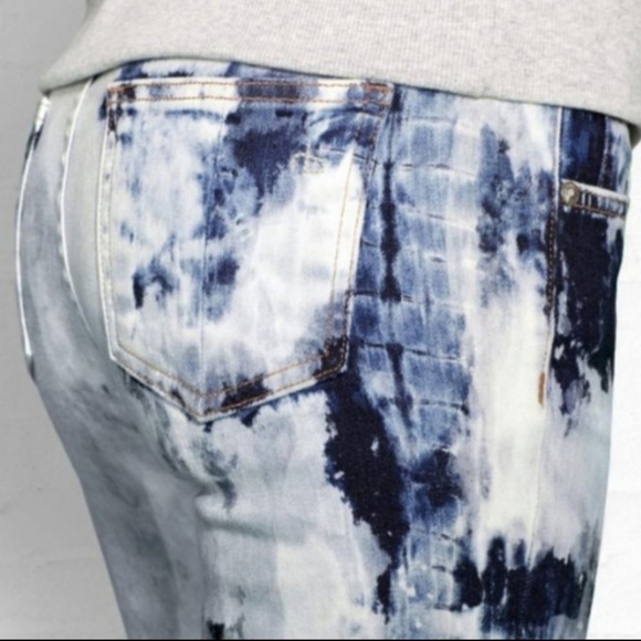 𝅺RAG and bone acid washed tye dye skinny jeans 24 - Picture 3 of 12